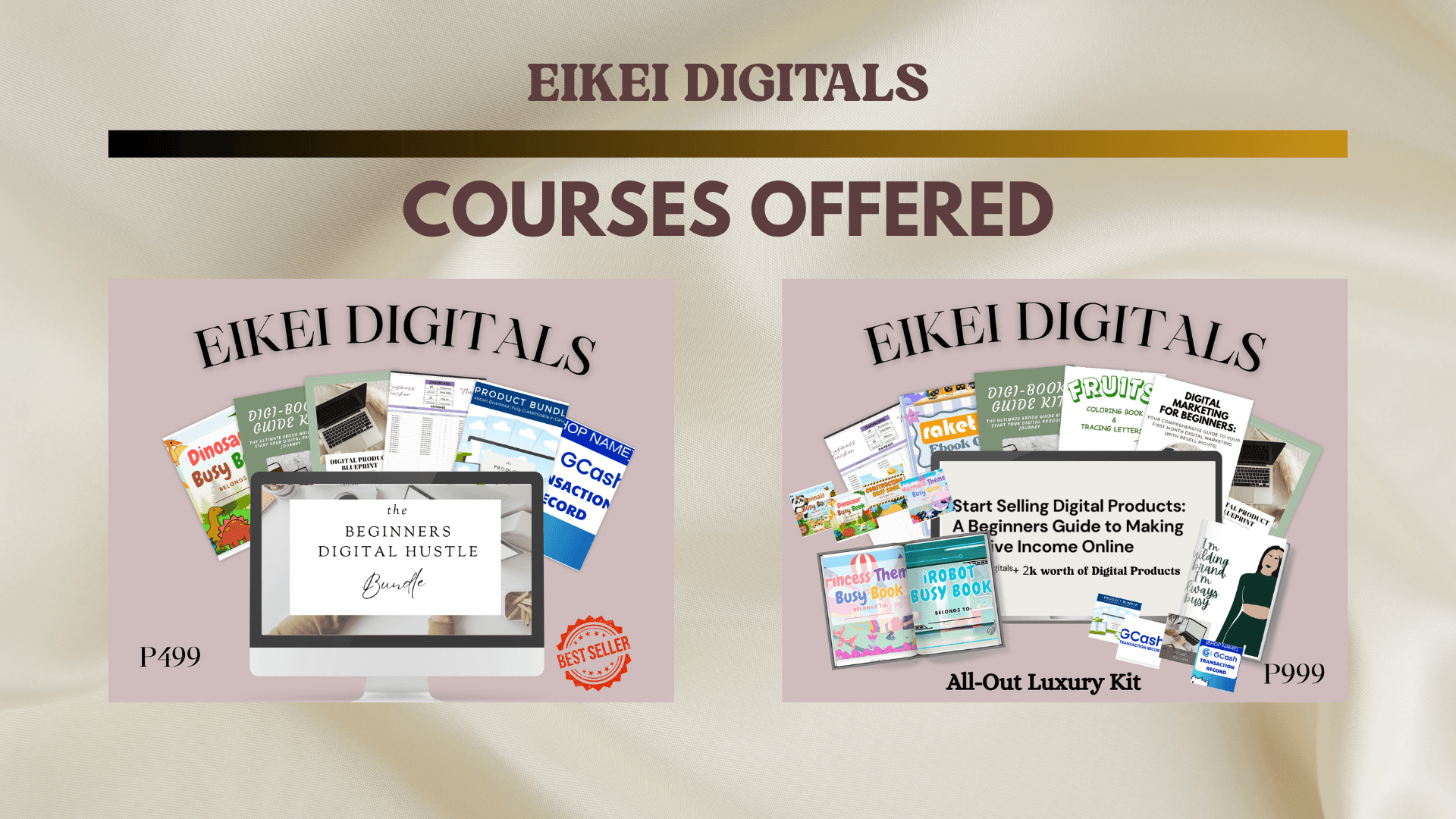 Eikei Digitals Courses Offered